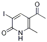 5-Acetyl-3-iodo-6-methyl-1,2-dihydropyridin-2-one Structure,1407532-80-2Structure