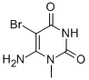 6-Amino-5-bromo-1-methyluracil Structure,14094-37-2Structure