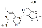 2-碘-9-[(3Xi)-2,3-O-異亞丙基-beta-D-蘇-呋喃戊糖基]-9H-嘌呤-6-胺結構式_141018-25-9結構式