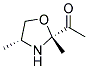 Ethanone, 1-(2,4-dimethyl-2-oxazolidinyl)-, cis-(9ci) Structure,141089-17-0Structure