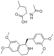 R-Tetrahydropapaverine N-acetyl-L-leucinate Structure,141109-12-8Structure