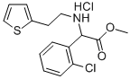 Methyl 2-(2-chlorophenyl)-2-((2-(thiophen-2-yl)ethyl)amino)acetate hydrochloride Structure,141109-18-4Structure