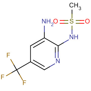 N-(3-amino-5-trifluoromethyl-pyridin-2-yl)-methanesulfonamide Structure,141284-81-3Structure