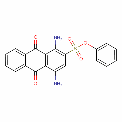 Phenyl 1,4-diamino-9,10-dihydro-9,10-dioxoanthracene-2-sulphonate Structure,14130-41-7Structure