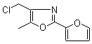 4-(Chloromethyl)-2-(2-furanyl)-5-methyloxazole Structure,141399-54-4Structure