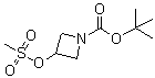 1-(Tert-butoxycarbonyl)-3-(methanesulfonyloxy)azetidine Structure,141699-58-3Structure