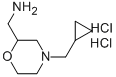 C-(4-cyclopropylmethyl-morpholin-2-yl)-methylaminedihydrochloride Structure,141815-15-8Structure