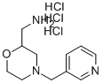 C-(4-pyridin-3-ylmethyl-morpholin-2-yl)-methylaminetrihydrochloride Structure,141815-43-2Structure