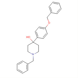 1-Benzyl-4-(4-benzyloxyphenyl)-4-hydroxypiperidine Structure,142001-83-0Structure