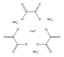 草酸高鐵銨結(jié)構(gòu)式_14221-47-7結(jié)構(gòu)式