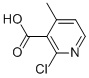 2-Chloro-4-methylnicotinic acid Structure,142266-63-5Structure