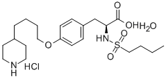 Tirofiban hydrochloride monohydrate Structure,142373-60-2Structure