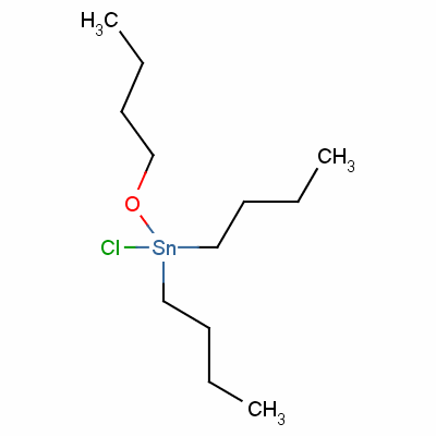 丁氧基二丁基氯-錫結(jié)構(gòu)式_14254-22-9結(jié)構(gòu)式