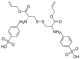 雙(甲苯-4-磺酸)-L-胱氨酸雙烯丙酯結(jié)構(gòu)式_142601-71-6結(jié)構(gòu)式