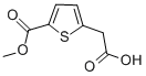 2-(5-(Methoxycarbonyl)thiophen-2-yl)acetic acid Structure,142667-06-9Structure