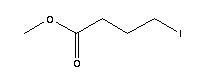 4-碘丁酸甲酯結(jié)構(gòu)式_14273-85-9結(jié)構(gòu)式