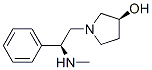 (2S,3s)-1-(2-甲基氨基-2-苯基-乙基)-吡咯烷-3-醇結(jié)構(gòu)式_142773-73-7結(jié)構(gòu)式