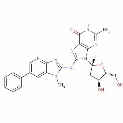 N-(deoxyguanosin-8-yl)-2-amino-1-methyl-6-phenylimidazo(4,5-b)pyridine Structure,142784-25-6Structure