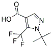 1-(Tert-butyl)-5-(trifluoromethyl)-1h-pyrazole-4-carboxylic acid Structure,142818-02-8Structure