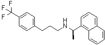 (R)-n-(1-(naphthalen-1-yl)ethyl)-3-(4-(trifluoromethyl)phenyl)propan-1-amine Structure,1428185-71-0Structure