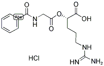 (S)-2-(2-苯甲?；被阴Ｑ趸?-5-胍戊酸鹽酸鹽結(jié)構(gòu)式_14289-47-5結(jié)構(gòu)式