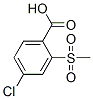 4-Chloro-2-(methylsulfonyl)benzoic acid Structure,142994-03-4Structure