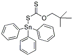 O-新戊烷-S-三苯甲錫烷基黃酸鹽結構式_143037-51-8結構式