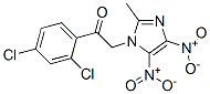 Ethanone, 1-(2,4-dichlorophenyl)-2-(2-methyl-4,5-dinitro-1h-imidazol-1-yl)- Structure,143073-65-8Structure