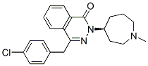 1(2H)-phthalazinone,4-[(4-chlorophenyl)methyl]-2-[(4s)-hexahydro-1-methyl-1h-azepin-4-yl]- Structure,143228-85-7Structure