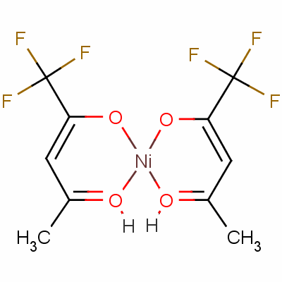 Nickel 1,1,1-trifluoro 2,4-pentanedionate dihydrate Structure,14324-83-5Structure