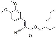 2-Ethylhexyl alpha-cyano-3,4-dimethoxycinnamate Structure,143269-62-9Structure