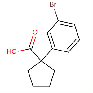 1-(3-Bromophenyl)cyclopentanecarboxylic acid Structure,143328-23-8Structure