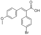 A-(4-bromophenyl)-4-methoxycinnamicacid Structure,14335-72-9Structure