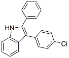 3-(4-Chlorophenyl)-2-phenylindole Structure,143360-82-1Structure