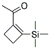 Ethanone, 1-[2-(trimethylsilyl)-1-cyclobuten-1-yl]-(9ci) Structure,143370-56-3Structure