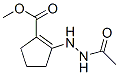 1-Cyclopentene-1-carboxylicacid,2-(2-acetylhydrazino)-,methylester(9ci) Structure,143391-61-1Structure