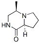 Pyrrolo[1,2-a]pyrazin-1(2h)-one, hexahydro-4-methyl-, (4r-trans)- (9ci) Structure,143394-00-7Structure