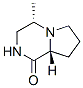 Pyrrolo[1,2-a]pyrazin-1(2h)-one, hexahydro-4-methyl-, (4s-trans)- (9ci) Structure,143394-82-5Structure