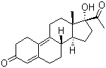 孕諾二烯醇; 17a-羥基-19-去甲孕甾-4,9-二烯-3,20-二酮結(jié)構(gòu)式_14340-01-3結(jié)構(gòu)式