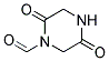 1-Piperazinecarboxaldehyde, 2,5-dioxo-(9ci) Structure,143411-81-8Structure