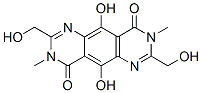 Pyrimido[4,5-g]quinazoline-4,9-dione, 3,8-dihydro-5,10-dihydroxy-2,7-bis(hydroxymethyl)-3,8-dimethyl- Structure,143430-38-0Structure