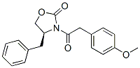 (S)-4-芐基-3-[2-(4-甲氧基苯基)乙?；鵠-2-噁唑烷酮結(jié)構(gòu)式_143589-97-3結(jié)構(gòu)式