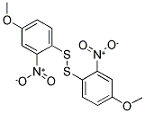 Bis(2-nitro-4-methoxyphenyl)disulfide Structure,14371-84-7Structure