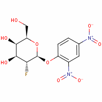 (2R,3r,4s,5r,6s)-6-(2,4-dinitrophenoxy)-5-fluoro-2-(hydroxymethyl)oxane-3,4-diol Structure,143716-62-5Structure