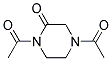 Piperazinone, 1,4-diacetyl-(9ci) Structure,143722-91-2Structure