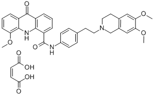 N-[4-[2-(3,4-dihydro-6,7-dimethoxy-2(1h)-isoquinolinyl)ethyl]phenyl]-9,1 Structure,143851-84-7Structure