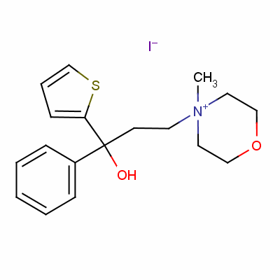 Tiemonium iodide Structure,144-12-7Structure