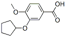 3-(Cyclopentyloxy)-4-methoxybenzoic acid Structure,144036-17-9Structure