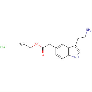 [3-(2-Amino-ethyl)-1h-indol-5-yl]-acetic acid ethyl ester hydrochloride Structure,144055-93-6Structure