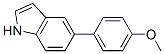 5-(4-Methoxy-phenyl)-1H-indole Structure,144104-46-1Structure